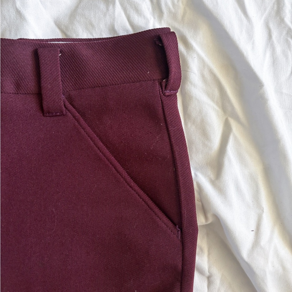 Men’s Vintage Maroon Give-n’-take Knitslack - Medium (30)